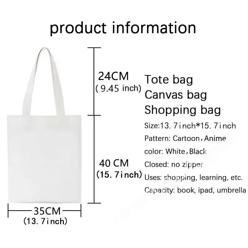 Labubu Canvas Bag Female Labubu Student Cute Cartoon Shopping Bag Portable Tutoring Bag Leisure Shoulder Bag