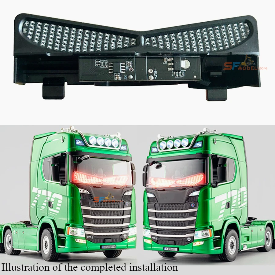 Huina 1/18 Scale Remote Control Trailer Upgrade Parts Are Suitable for The 1501 770S Remote Control Tractor Truck Model Toy