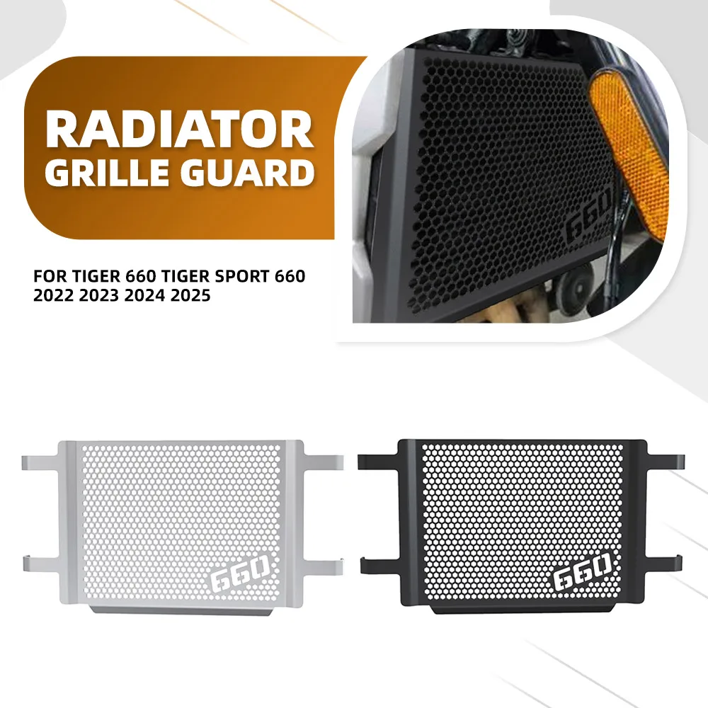 

For Tiger 660 Tiger Sport 660 2022 2023 2024 2025 Motorcycle Radiator Guard Grille Cover Protector Protective Grill Accessories