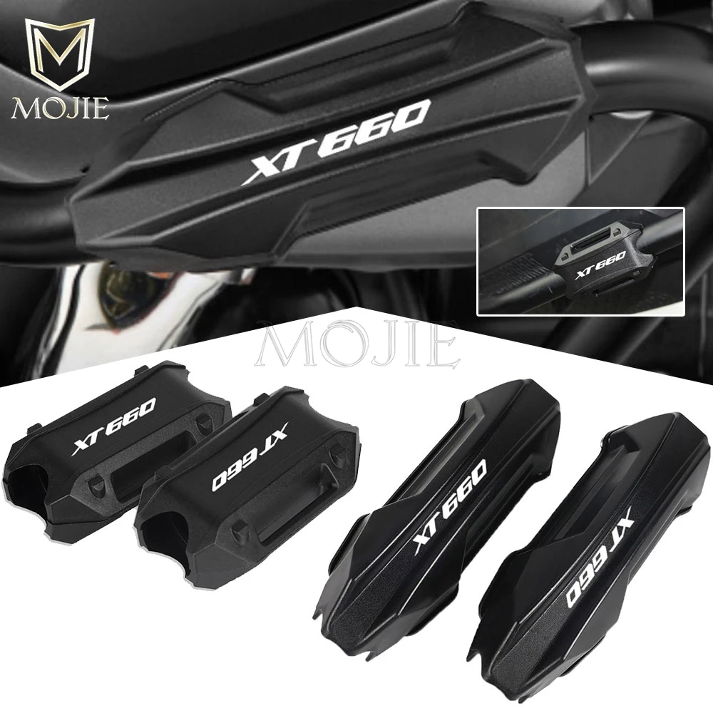 

For Yamaha XT660 XT660X XT660R 2004-2025 2024 2023 2022 Motorcycle 25mm Engine Crash bar Protector Bumper Decorative Guard Block