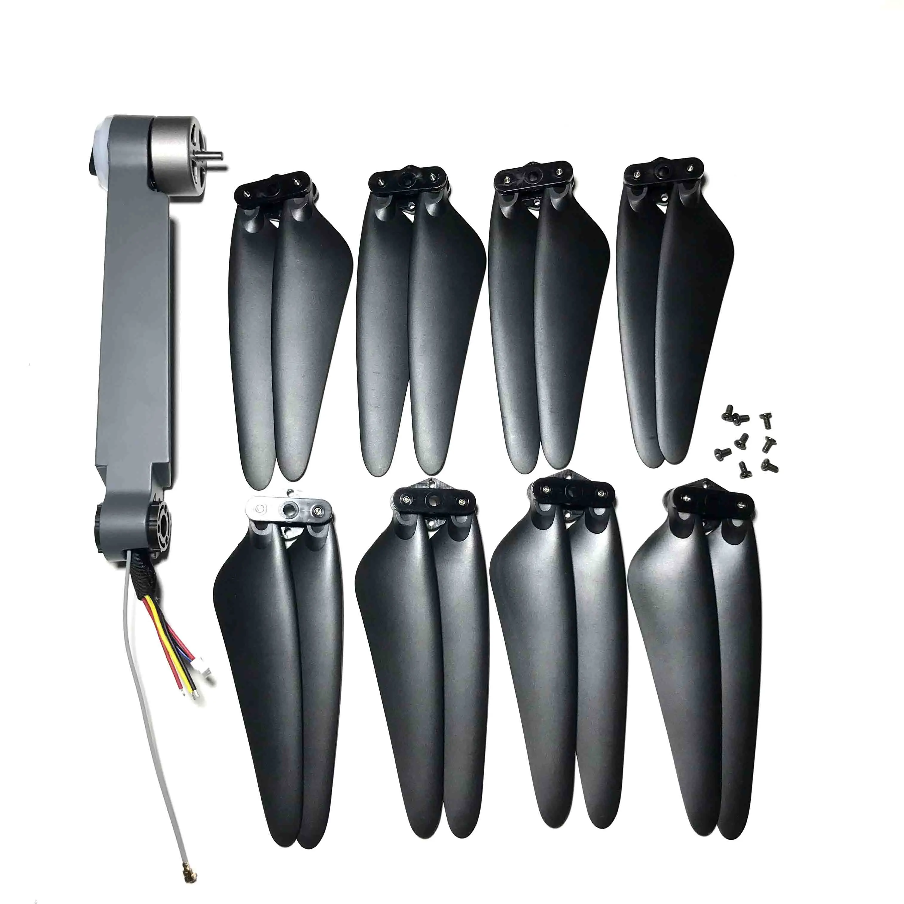 

Brushless Motor Arm + 8PCS Folding CW CCW Propellers Blade Spare Parts for KF101 MAX Drone RC Quadcopter Original Accessories