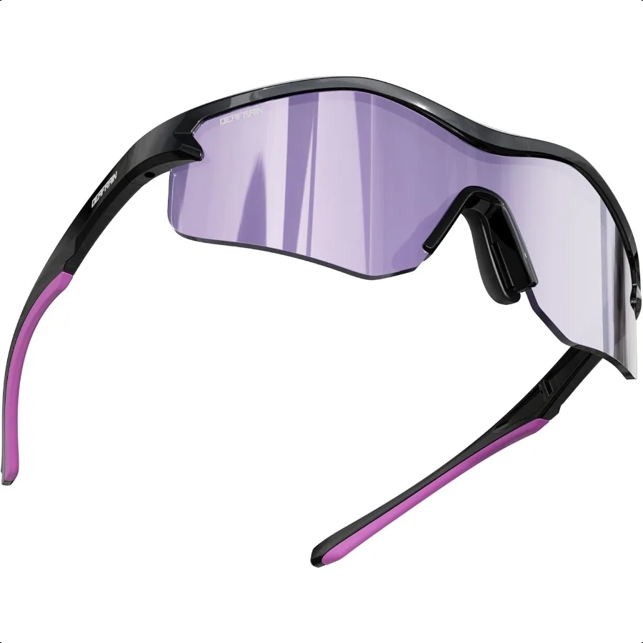 

Sports Sunglasses for Men Women UV Protection Running Glasses for Baseball Cycling Fishing TR90 Unbreakable Frame