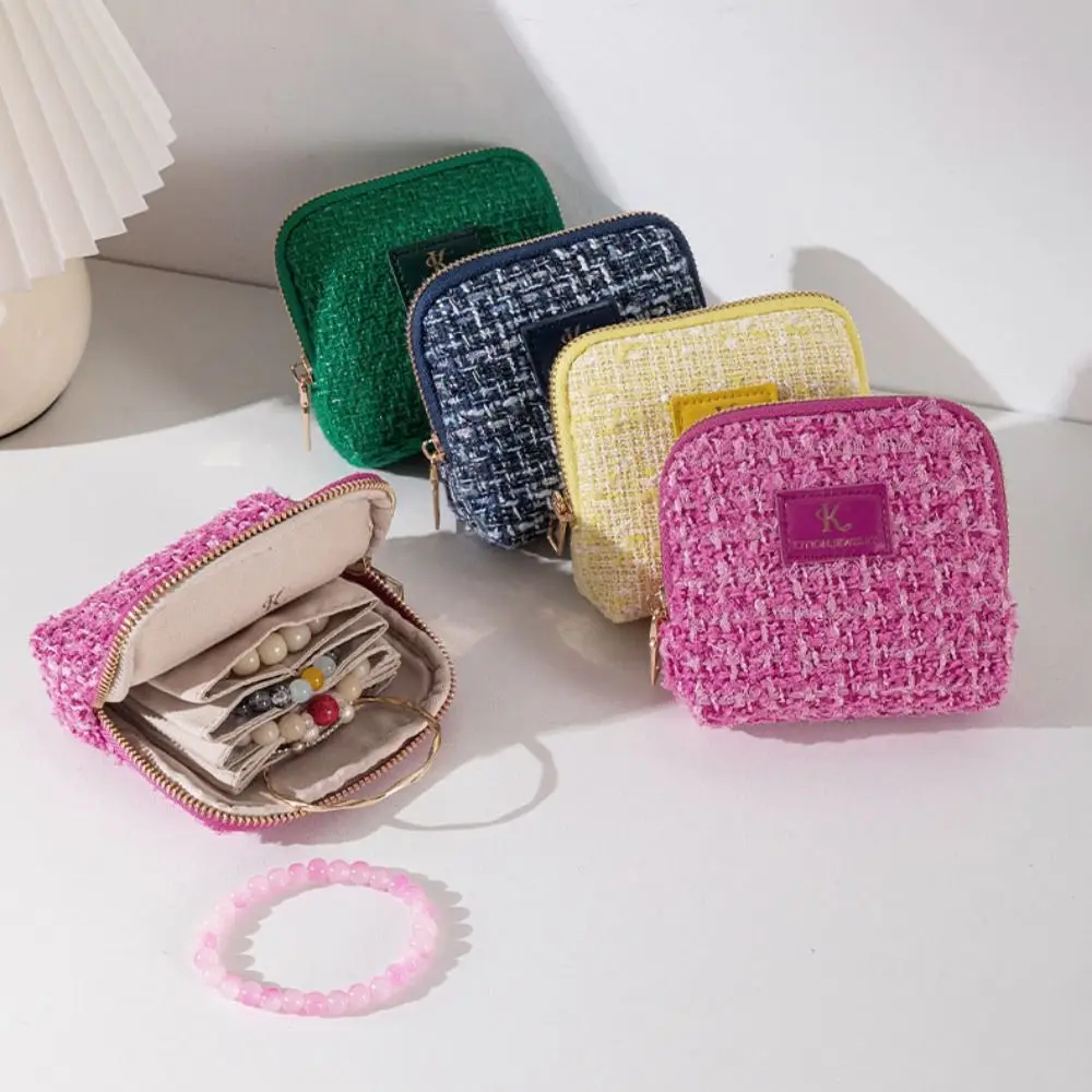 

Multi-layer Jewelry Packing Bag Earrings Rings Bracelet Necklace Jewelry Storage Bag Organizer Large Capacity