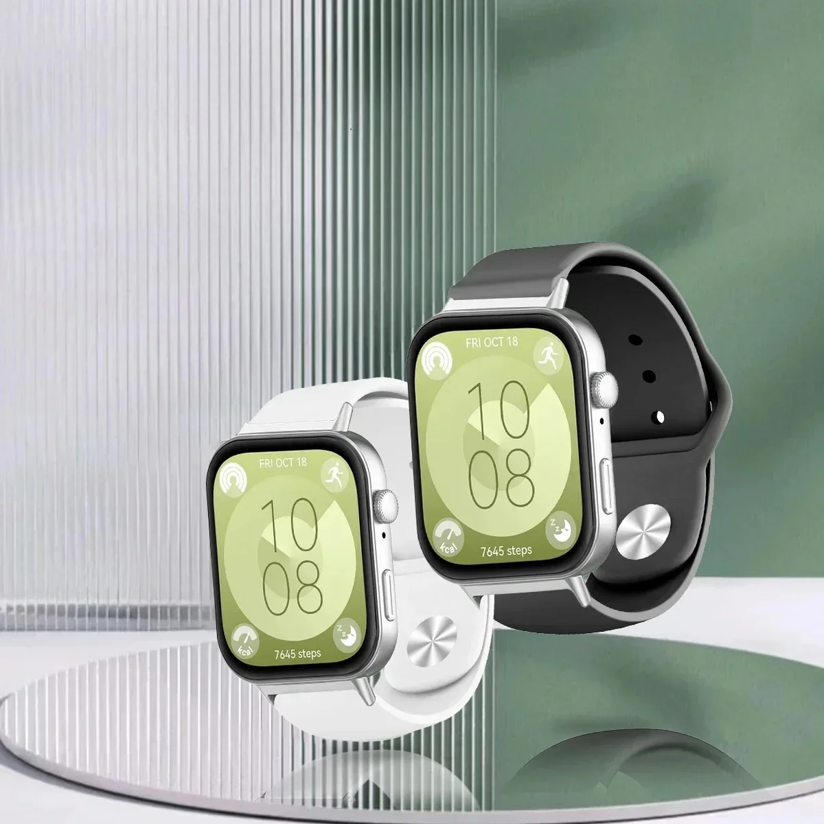 سوار من السيليكون الناعم لساعة Huawei Watch Fit 3/4/4 pro سوار بديل مريح لساعة Correa Huawei Watch Fit 4/3 ملحقات