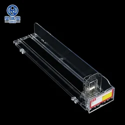 Cigarette Display Holder Transparent Plastic Supermarket Automatic Smoke Pusher Storage Shelf Tobacco Stores Pushing Holder Rack