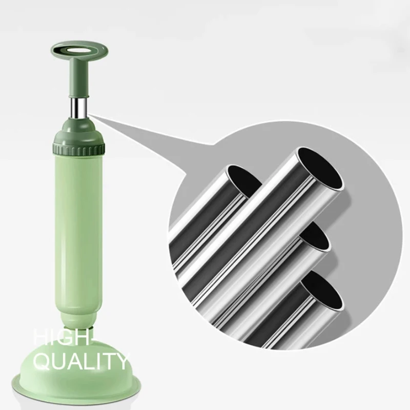 Multifunction Silicone Toilet Pipe Plunger High Pressure Pump Quickly Dredging Sewer Plunger Household Bathroom Kitchen Sink