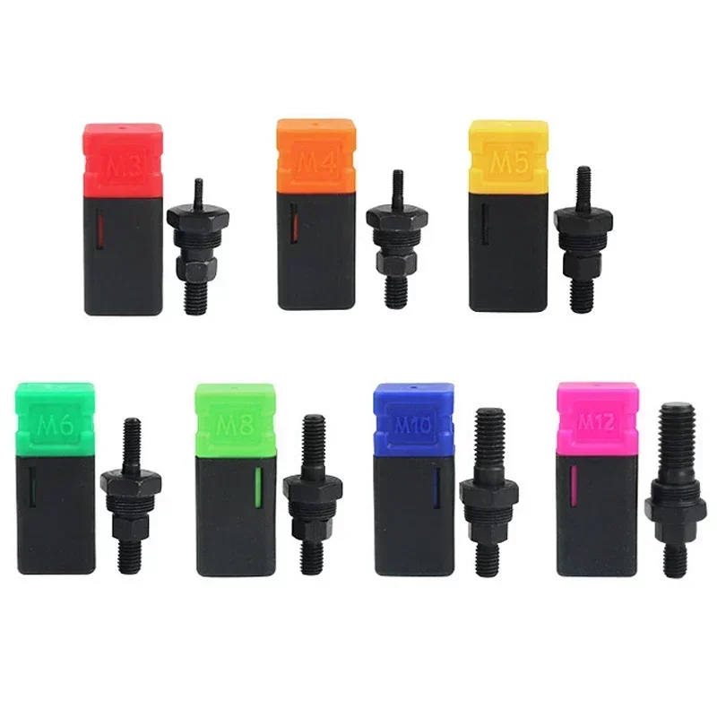 

M3-M12 Rivet Nuts Insert Nut Rivet Nut Tool Riveter Gun Part Threaded Mandrel for Hand Nut Rivet Guns Tool Accessories