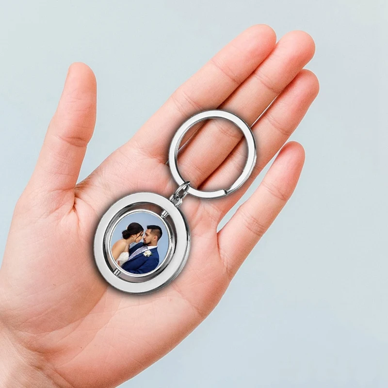 6ชิ้นถาดรองแก้วแบบระเหิดช่องว่างพวงกุญแจปั๊มความร้อนป้ายคล้องแมวพิมพ์สองด้านของขวัญส่วนบุคคล