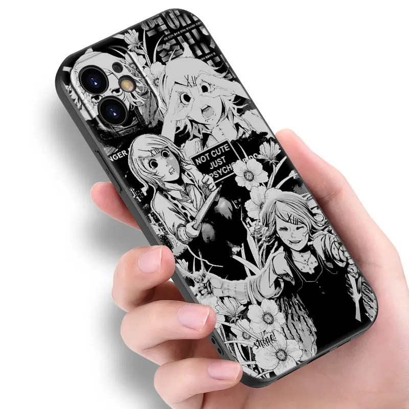 Juuzou Suzuya Tokyo Ghoul Black Phone Case For Apple iPhone 15 14 13 12 Mini 11 Pro MAX XR X XS 7 8 Plus SE 2020 2022 Cover