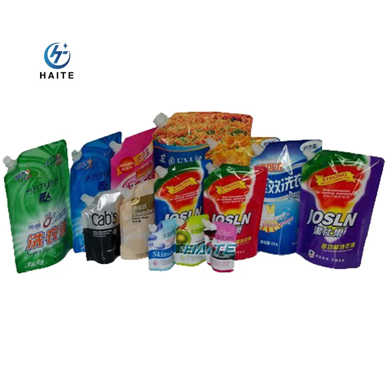 Jelly Doypack Beverage Spout Pouch Filling Capping Machine