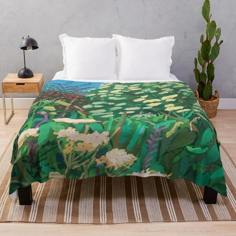 David Hockney Throw Blanket Soft Warm Blanket Gift for Grandparents