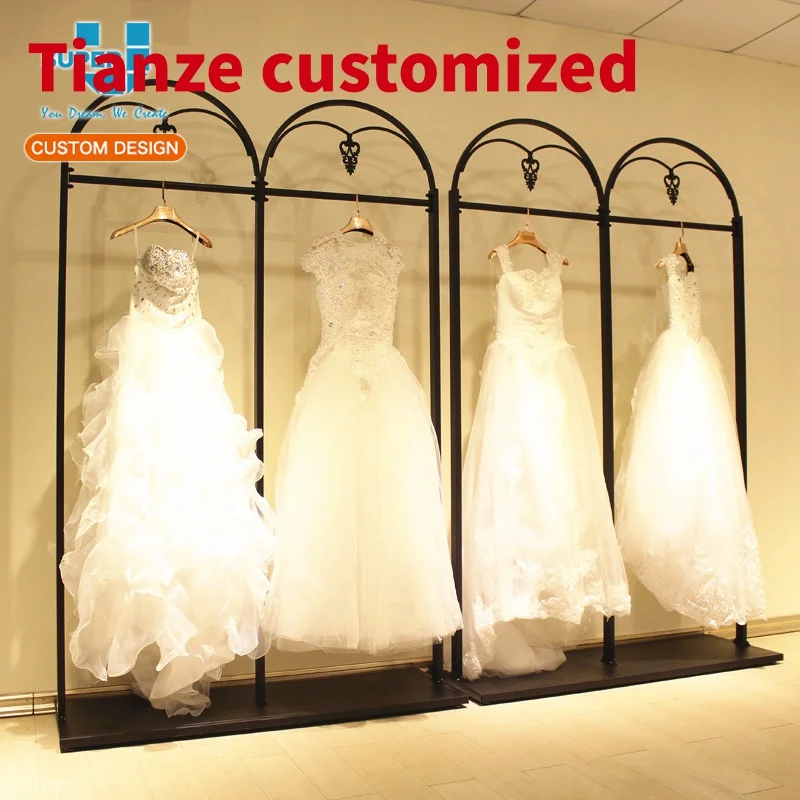 (customized)Custom Bridal Store Shop Display Rack Bridesmaid Flower Girl Evening Prom Gowns Dresses Display Shop Fittings Weddin