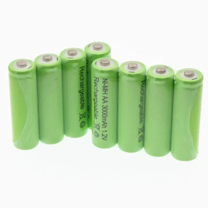 Batterie Rechargeable Ni-MH 1.2V AA 3000mAh Pour Jouets, Appareil Photo, Microphone, 2 À 20 Pièces