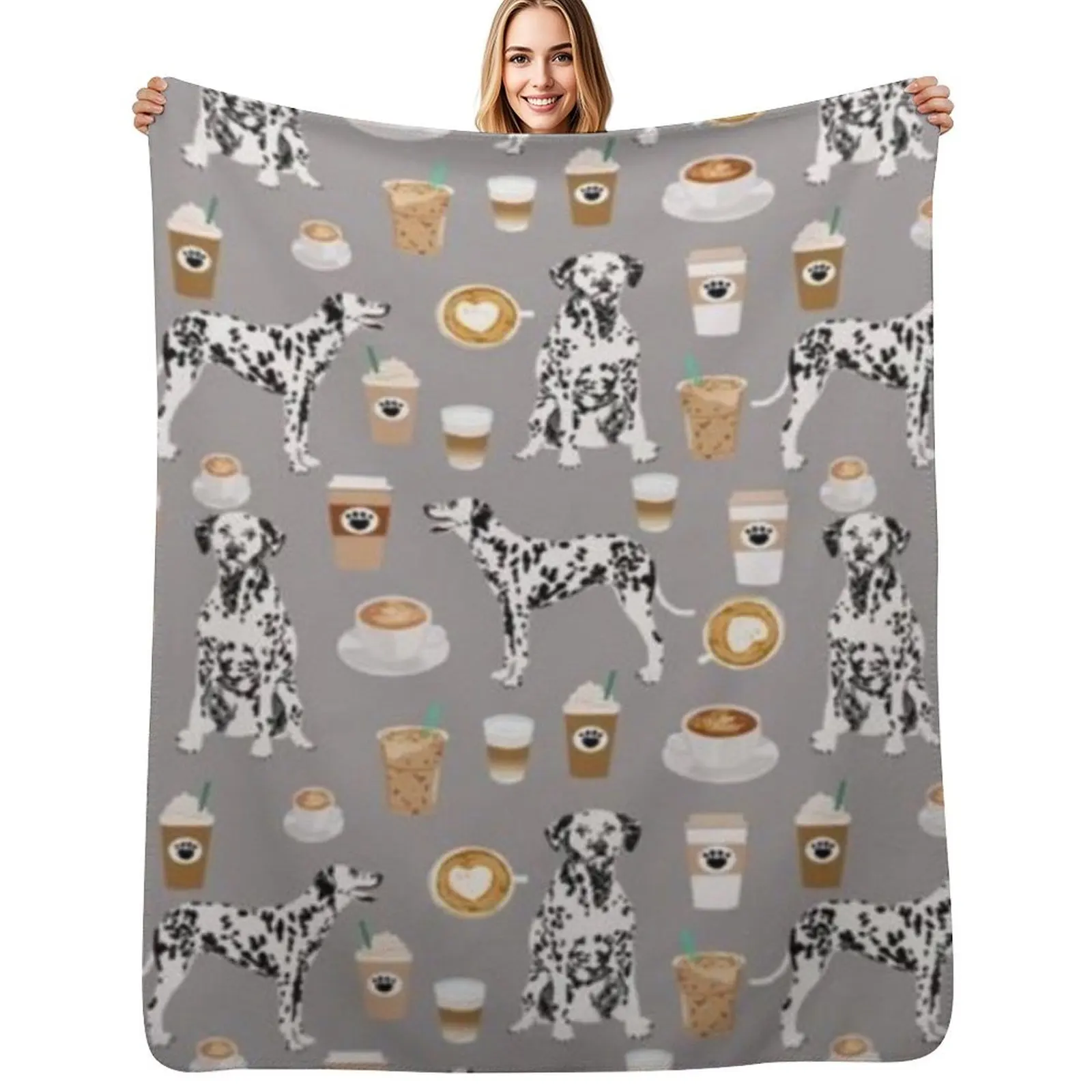 

DALMATIAN Throw Blanket Hairy manga Blankets
