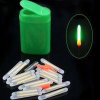 15Pcs 4.5x36mm Fishing Fluorescent Lightstick Light Night Float Rod Lights Dark Glow Stick Drop Shipping