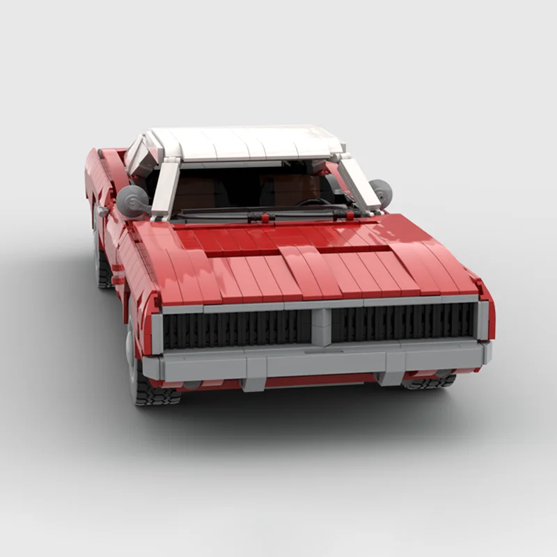 ตัวต่อ MOC Dodge Charger Creator Experted จำนวน 1615 ชิ้น ของเล่นตัวต่อแบบประกอบเอง เสริมสร้างทักษะการเรียนรู้ ของขวัญคริสต์มาส ของขวัญวันเกิด