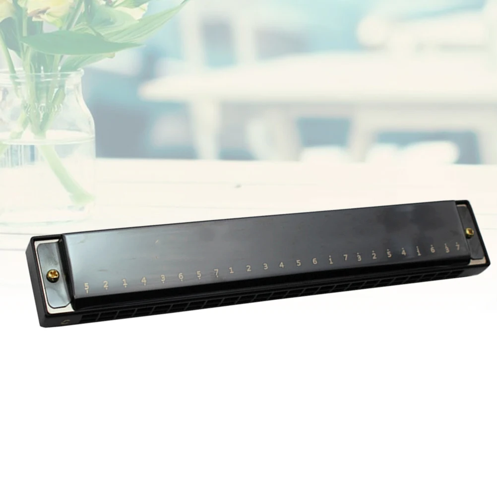 

24 Hole Harmonica Music Toy Instrument for Beginners Kids Gift Excellent Tone Quality Streamlined Design Promoting Musical