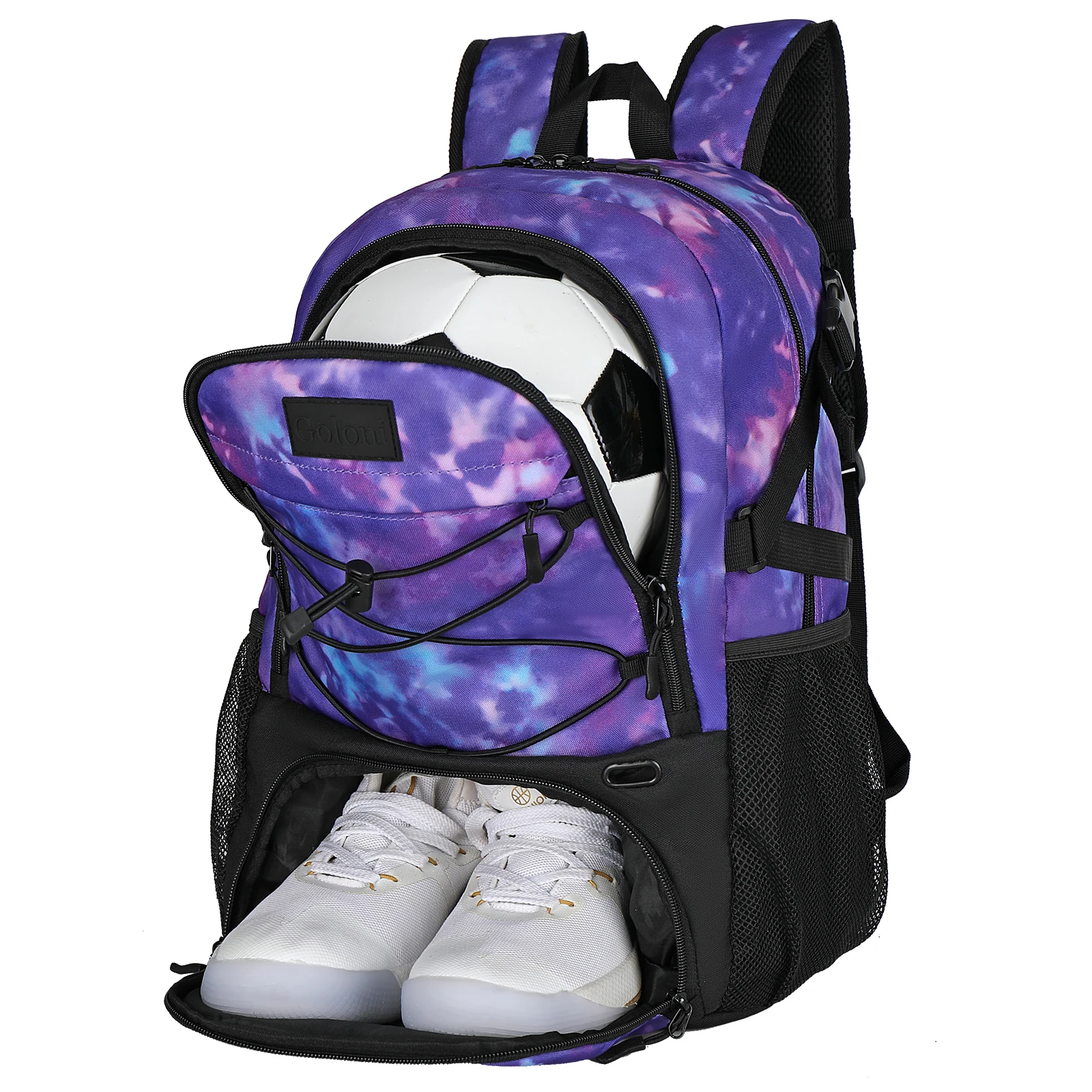 

Goloni Soccer Backpack,Basketball Backpack with Ball Compartment & Shoe Compartment,Backpack for Basketball,Soccer