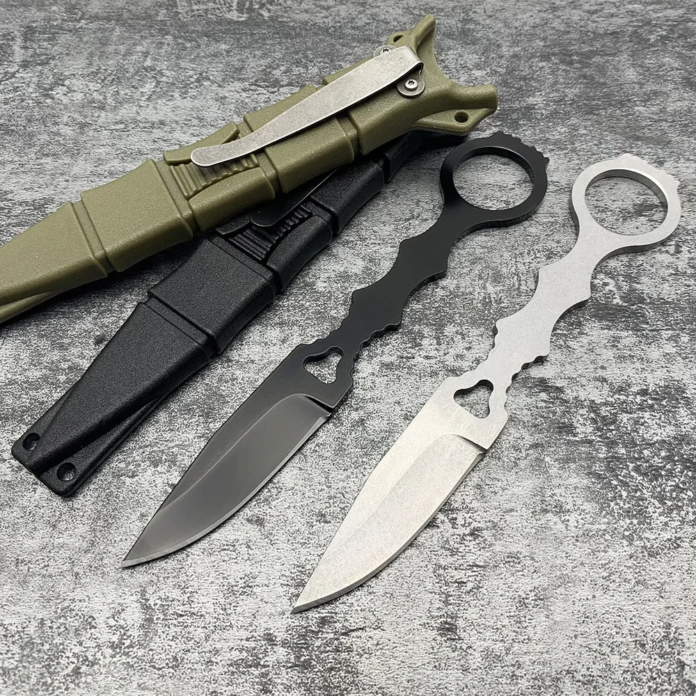 New Outdoor Straight Knife With Sheath Blade Tactical Knife Portable Mini Pocket Survival Knives High Hardness Camping EDC Tools