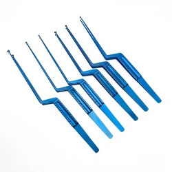 Titanium Tumor Grasping Forceps Ring head Micro Tumor Forceps Neurosurgery Surgery Instruments