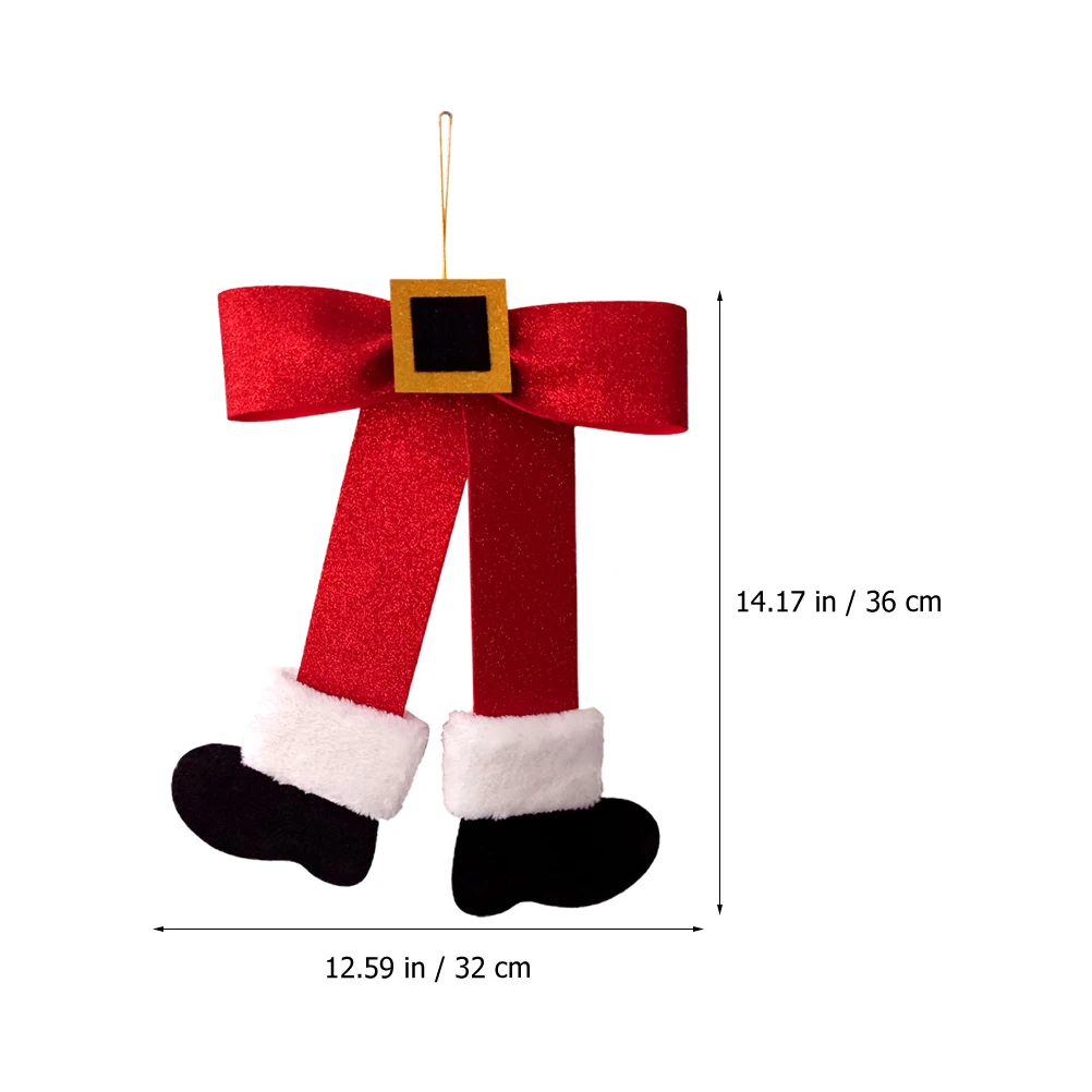 

Christmas Tree Bow Decorations Festive Hanging Ornaments Diy Home Party Supplies Reusable Xmas Tree Decorative Accessories