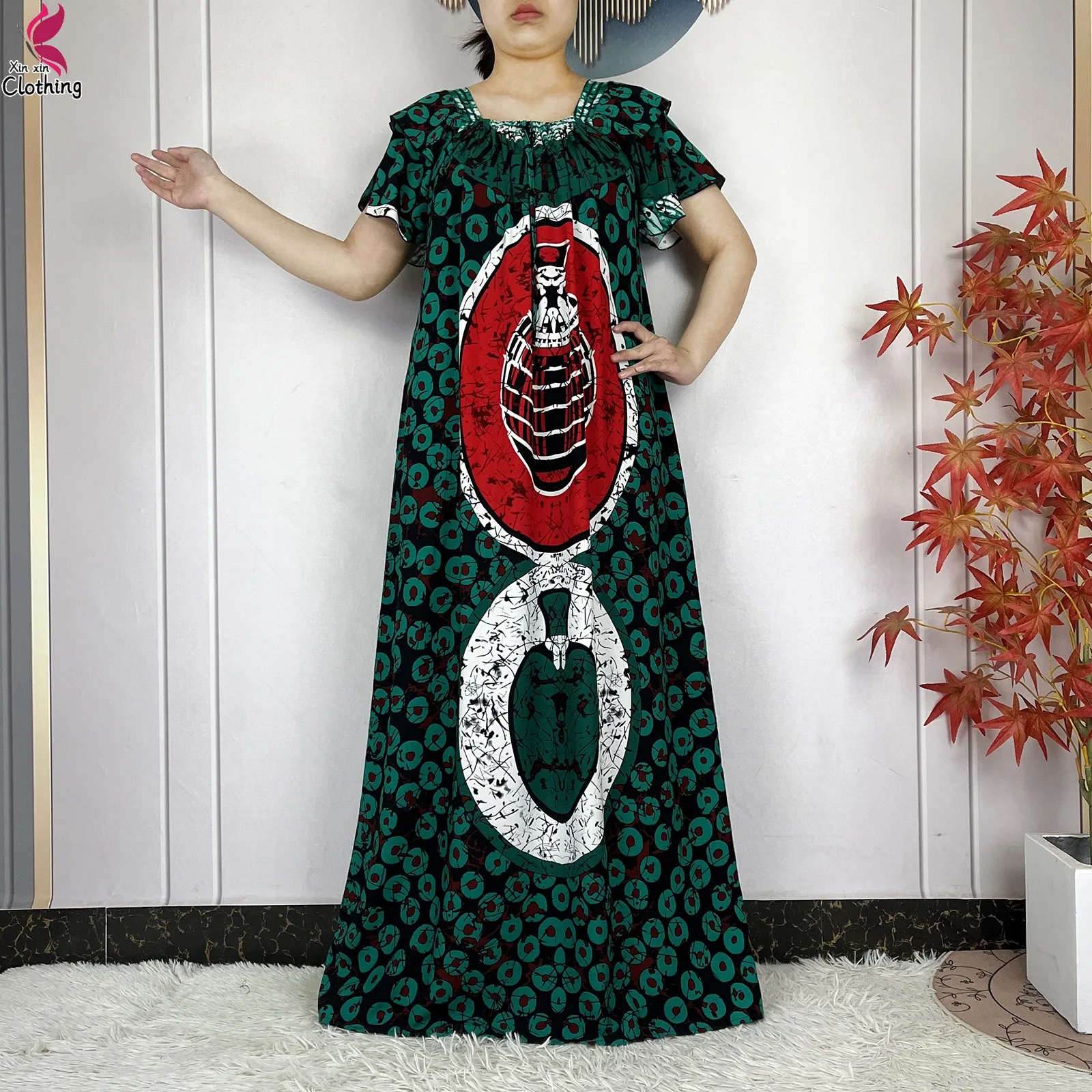 2026 New Summer Short Sleeve Femme Dress Cotton Dubai Casual Holiday Fashion Party Dresses Islam Women African Abaya Clothing
