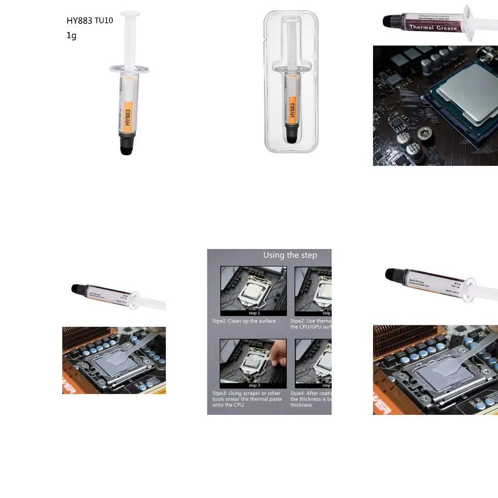 

Thermals Greases For CPU Cooling High Thermals Conductivity Heat Dissipation Paste A4WF