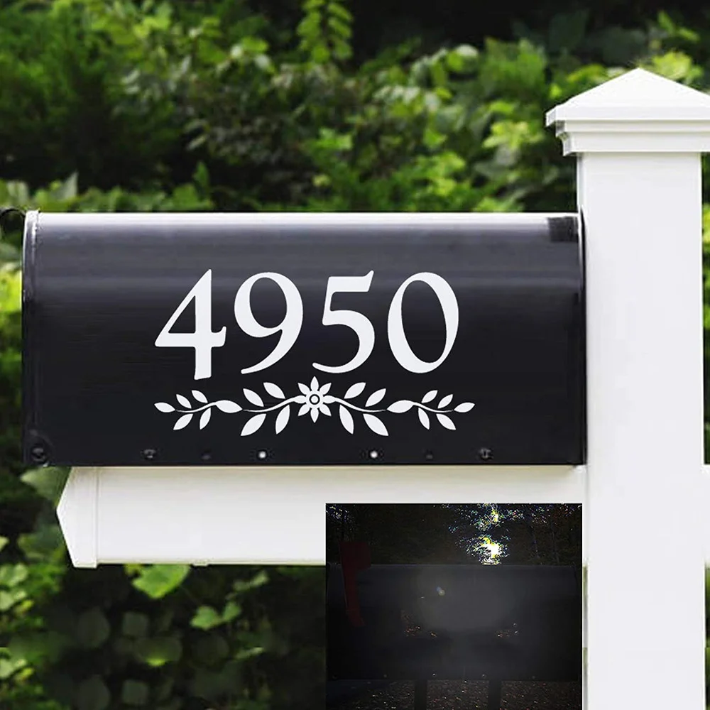 3 X Mailbox Digital Decal Customized Your Personality Address Room Vinyl Sticker Decoration