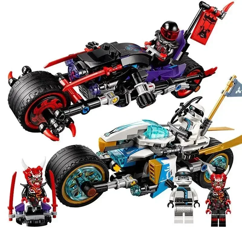 MOC Movie Kloster-Trainingshalle The Ultra Dragon Bausteine Ziegel mit Figuren Spielzeug für Kinder Geschenke