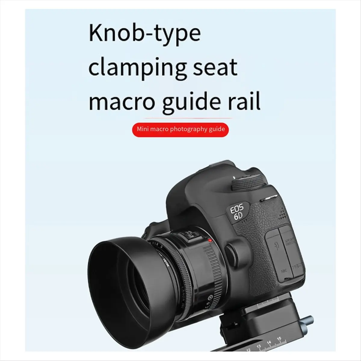 

LCB-20M Macro Photography Guide Rail with 1mm Adjustment for DSLR Cameras Tripod Ballheads