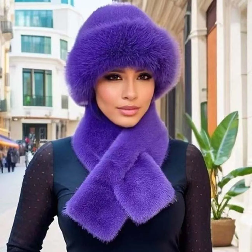conjunto-de-chapeu-cossaco-engrossado-com-forro-de-pelo-touca-de-inverno-elegante-termica-e-fofa-a-prova-de-vento-de-pelo-sintetico-de-vison-para-idosos