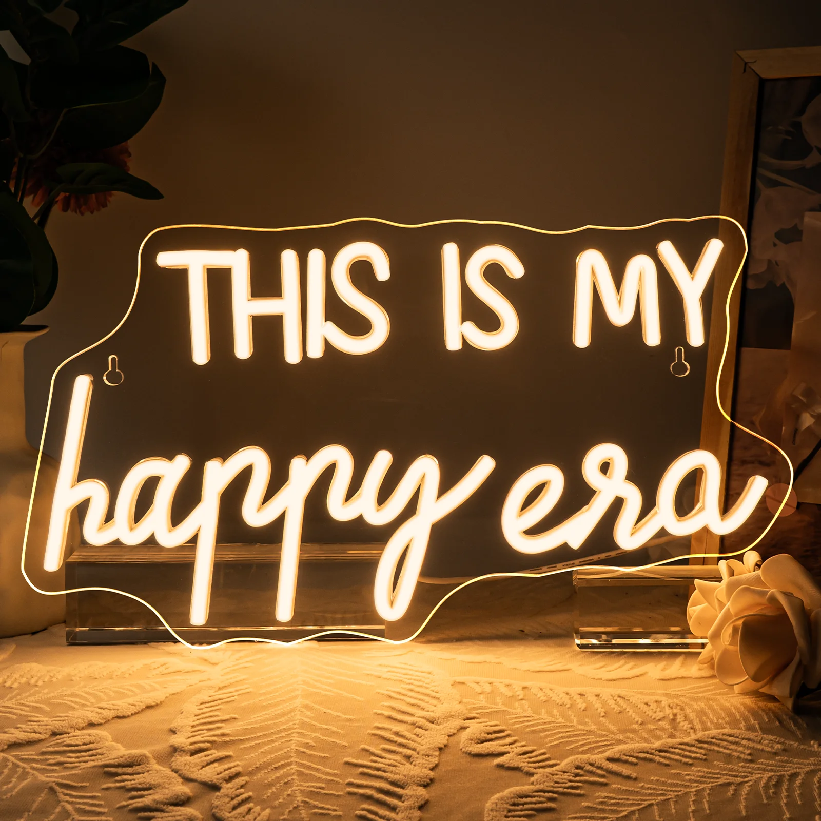 

This is my Happy Era Неоновая вывеска для настенного декора с регулируемым переключателем для спальни, класса, мужской пещеры, домашний бар, декор для дня рождения