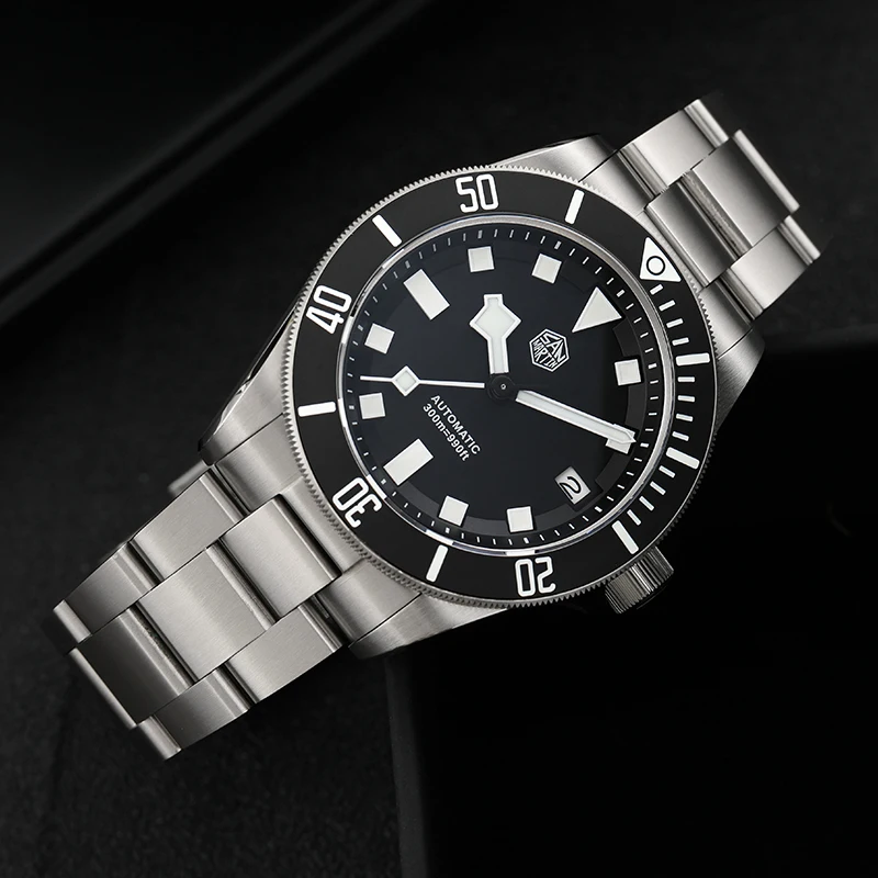 San Martin Diving Watch Luxury NH35 Automatic Movement Watches 316L Sapphire Glass Ceramic Bezel Waterproof Wristwatch SN0121G