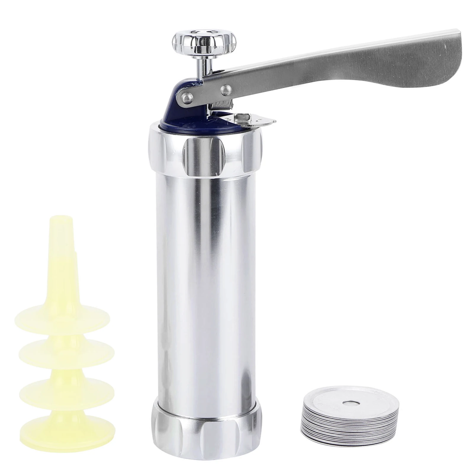 Press Good Grips Portable Biscuit Press Gun Set for Diy Biscuit Maker And Decoration for Kitchen Restaurant Coffee Shop