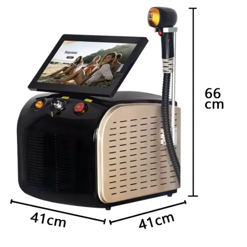 새로운 4000W 아이스 스킨 쿨링 808nm 다이오드 레이저 디오도 3파장 트리플 파장 제모 레이저 영구 제모기