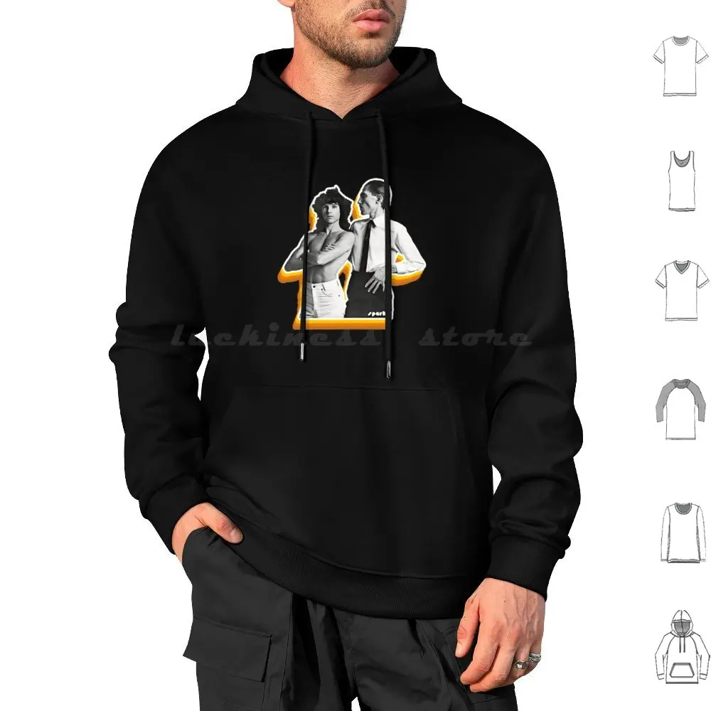 Art De Fondu De Musique De Bande D _ Étincelles Rétro Essentiel Hoodie cotton Long Sleeve Mechanic New Wave Pet Cat Glam