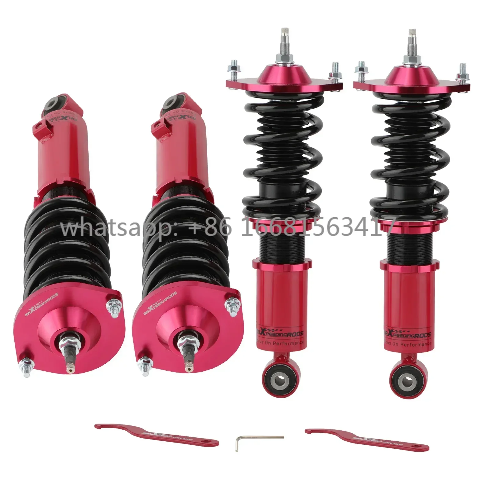 24 Ways Adjustable Damper Coilovers For Mazda Miata LS Convertible 2D 2000-2005 Coil Spring Shock Strut Kit