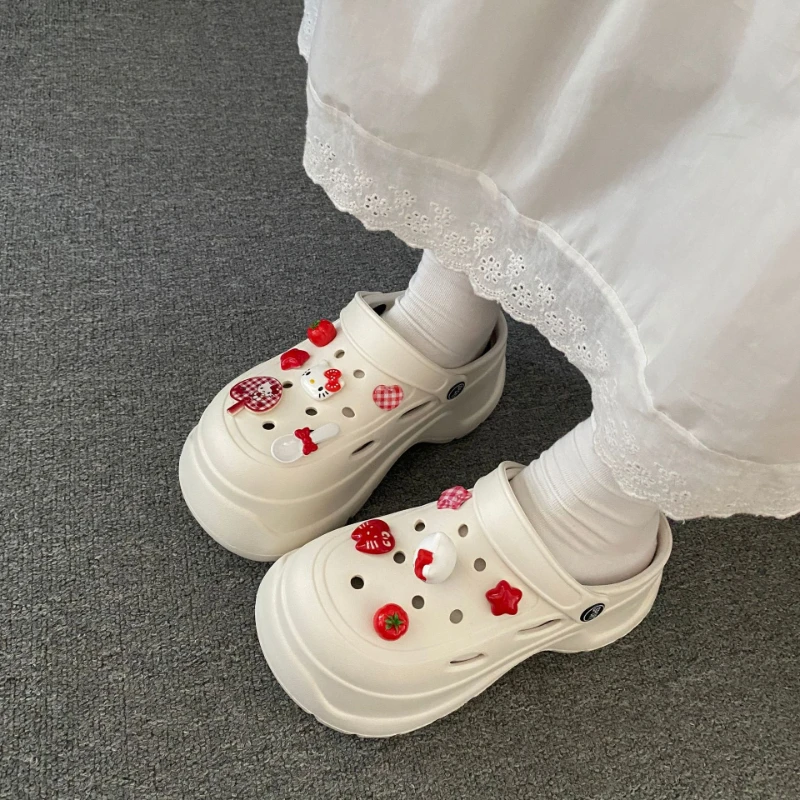 11PCS Sanrio Hello Kitty Cute Cartoon Shoe Buckle Perfect Accessory for Women and Girls, Ideal Xmas Gift Set