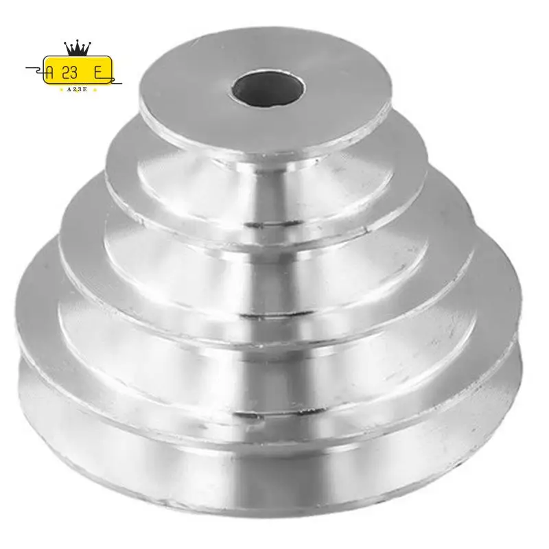 A23E-For Z4116 High Pedestal V-Shaped Pulley Wheel Pagoda Pulley Wheel Drill Press Motor Drive 5 Step Pulley