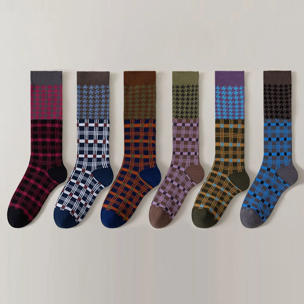 Damen Wadensocken Modedruck Kawaii Süße Unterkniestrümpfe Lang Herbst Winter Täglich Lässig Koreanischer Stil Kunst Happy Sokken