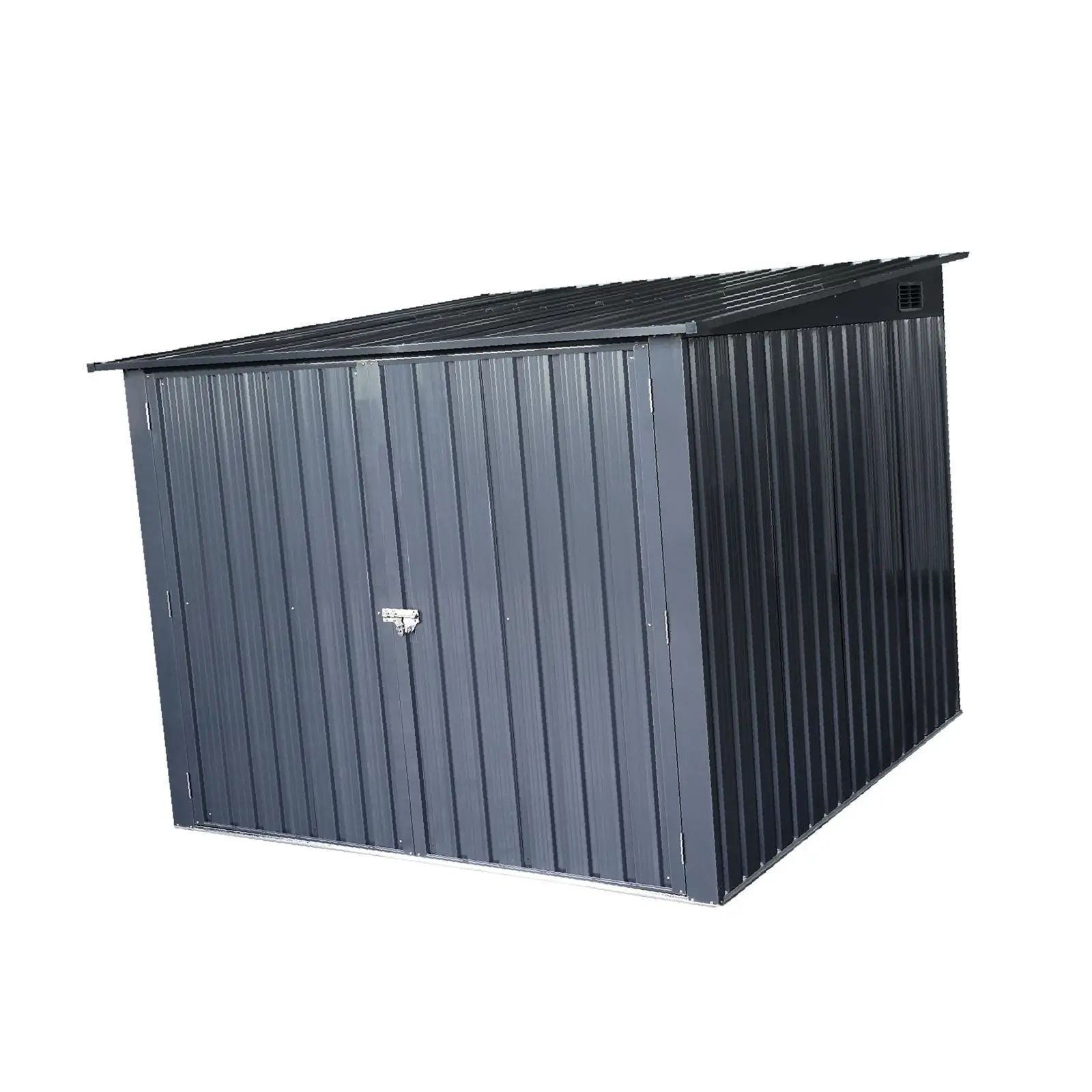 

Водонепроницаемый уличный стальной сарай, устойчивый к ржавчине металлический шкаф для хранения садовых инструментов и организации хранения велосипедов