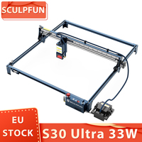 SCULPFUN S30 Ultra 33W Laser Cutter With Air Pump 32-bit Air-assisted Motherboard Engraving Machine 600x600mm Engraving Area