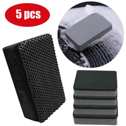 1/5pcs Car Wash Mud Car Clay Bar Pad Sponge Block Cleaning Eraser Wax Polish Pad Tools Black Auto Sponge Automotive Care Tools