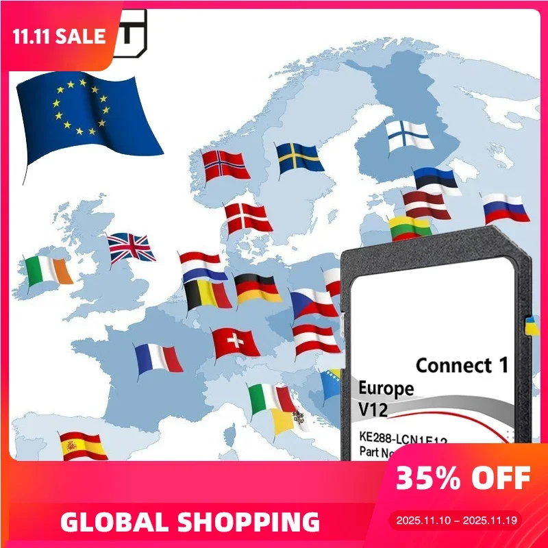 

Car GPS Maps Connect1 LCN1 V12 SD Card Europe UK SD Card Plug and Play for Nissan Car