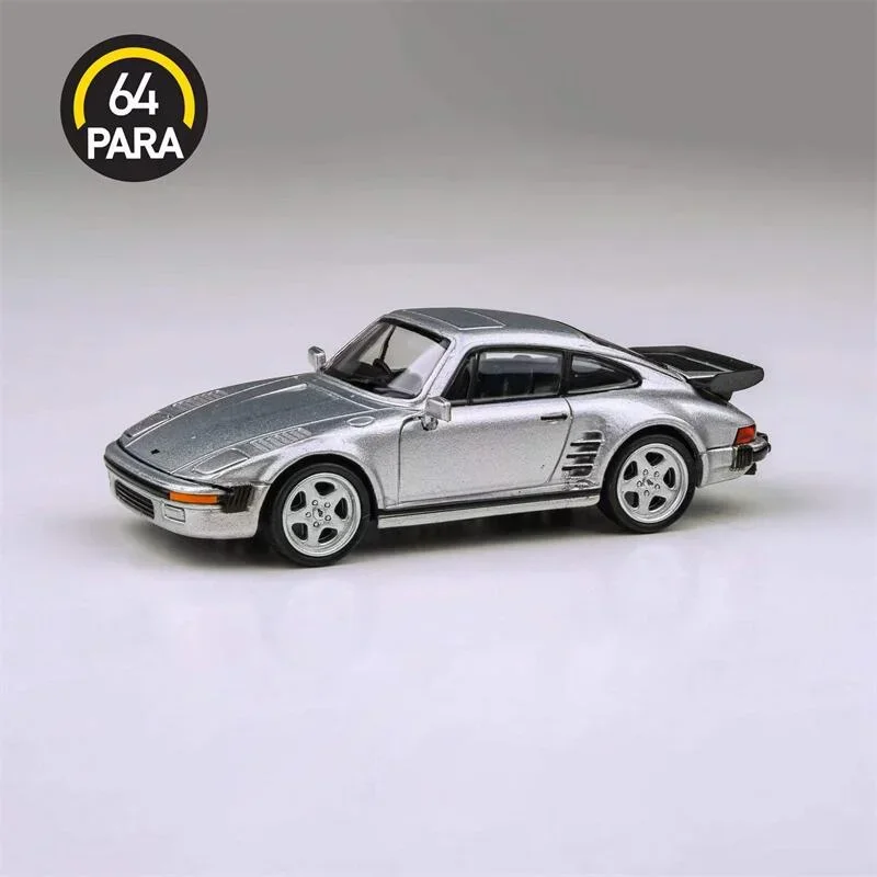 Para64 1:64 1986 RUF Automobile BTR Slantnose Silver Diecast Model Car