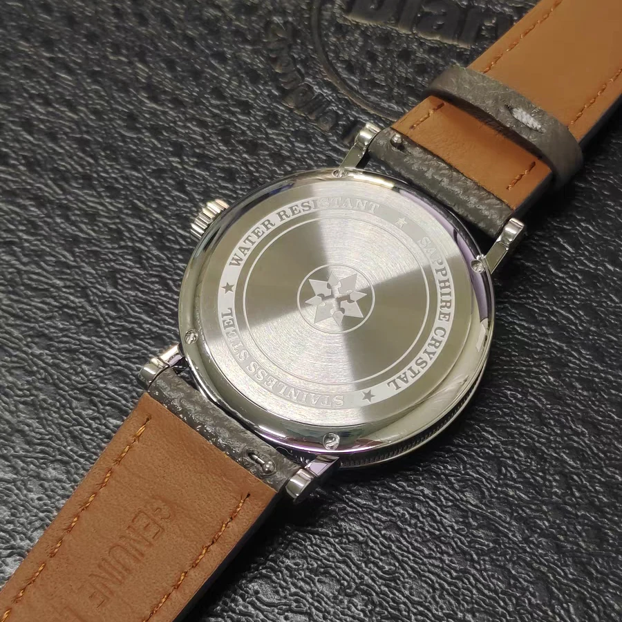 FARASUTE Мужские автоматические часы 38 мм Механические наручные часы с автоподзаводом Sapphire PT5000