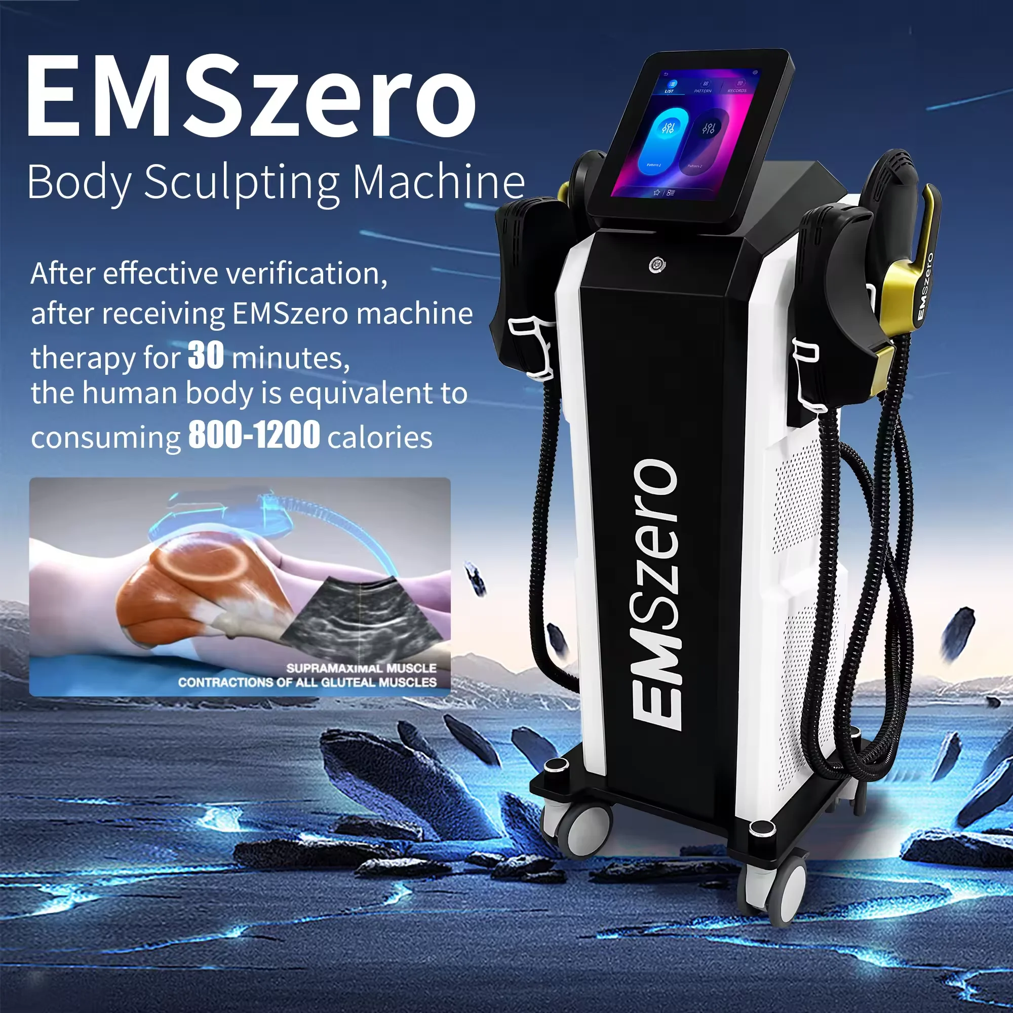 2025 EMSZERO PRO Ultra Therapy 15 Tesla 6500W Hiemt Lose Weight EM Body Slim Muscle Stimulation Professional EMSzero NEO Machine