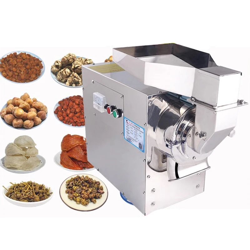 XL-60C Chinese Herbal Medicine Grinder Commercial Multifunctional Stainless Steel Ultrafine Grinding Machine Medical Herb Powder