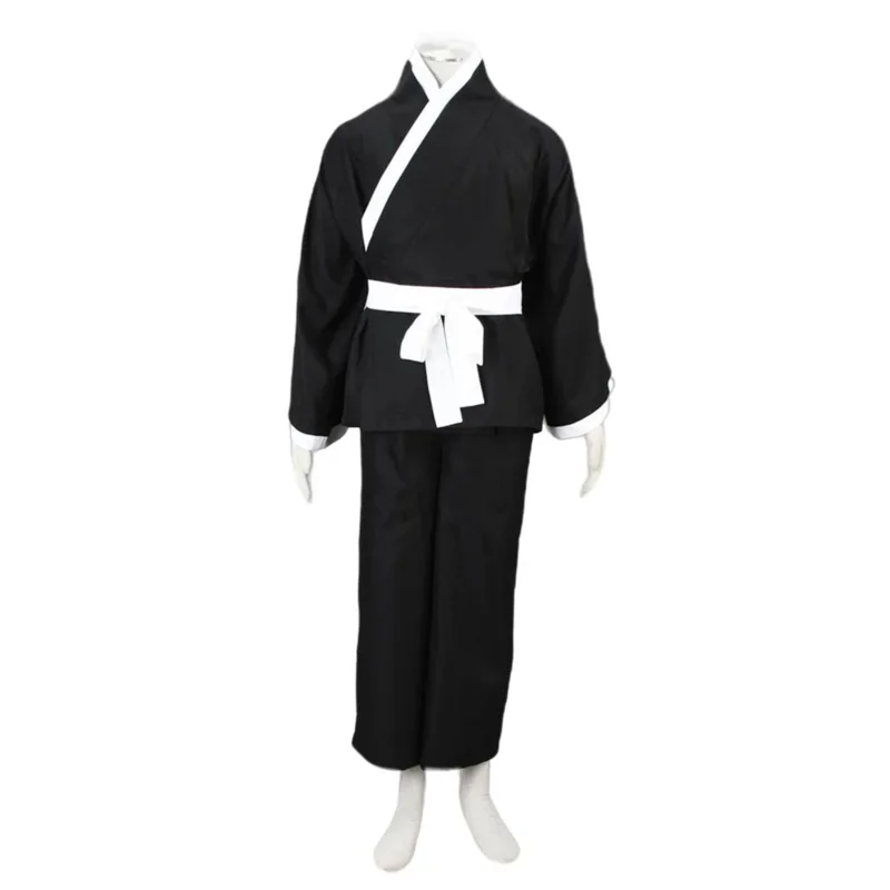 Anime Bleach 6.a División capitán Kuchiki Byakuya Cosplay disfraz uniforme tipo kimono traje ropa de Halloween para hombres XC123