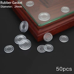 Glass Table Top Bumpers Anti Slip Adhesive Glass Pads Damper Soft Rubber Pad Stoppers For Glass Table Top Protector Suction Cup